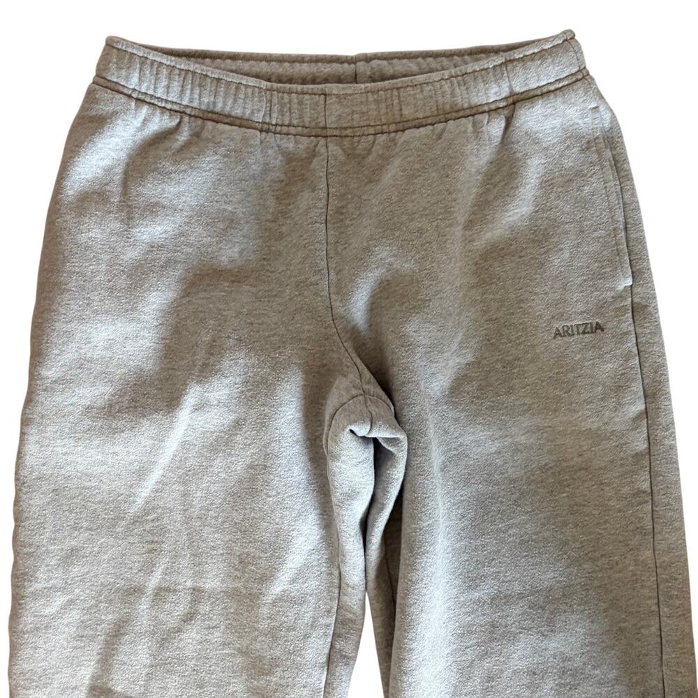 Aritzia Gray Mega Fit Sweatfleece Sweatpants Pants Womens Size Medium - Picture 2 of 5